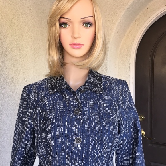 NWT Chico’s blue women’s jacket size 0 - Picture 5 of 8